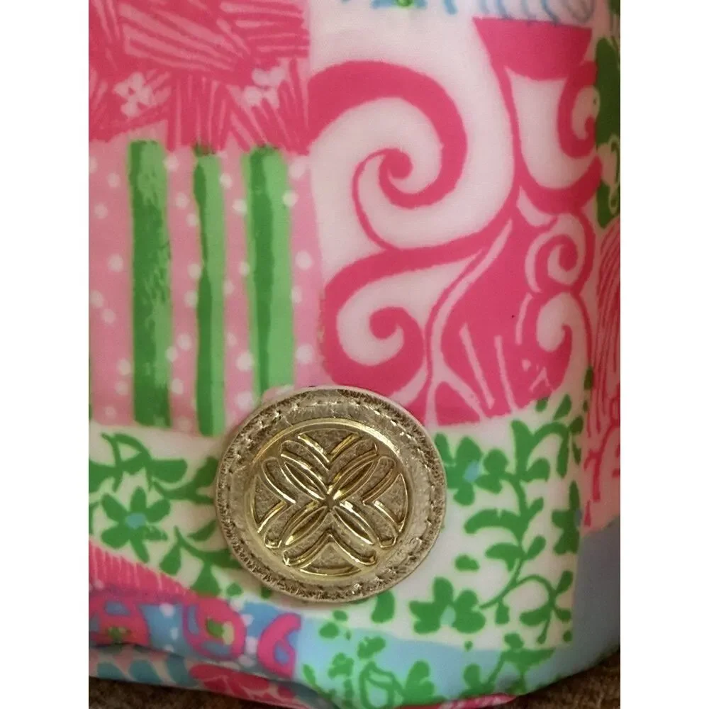 2 Lilly Pulitzer Pool Pouches NWOT GWP Crazy Quilt and Daisy Print